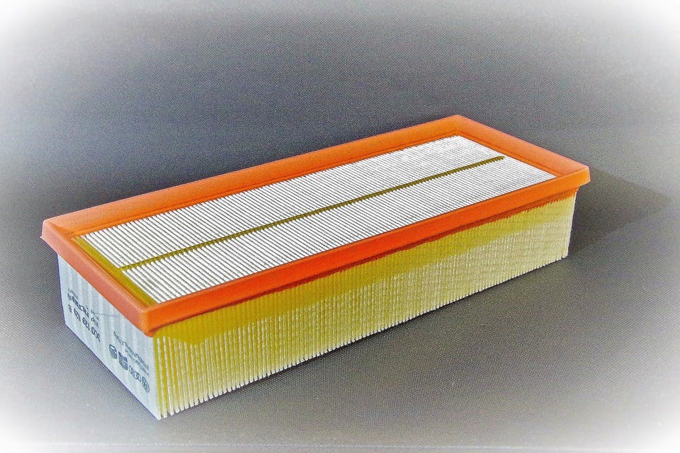 Paper air filter