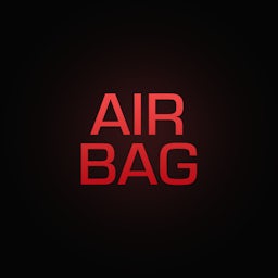 Airbag fault warning light