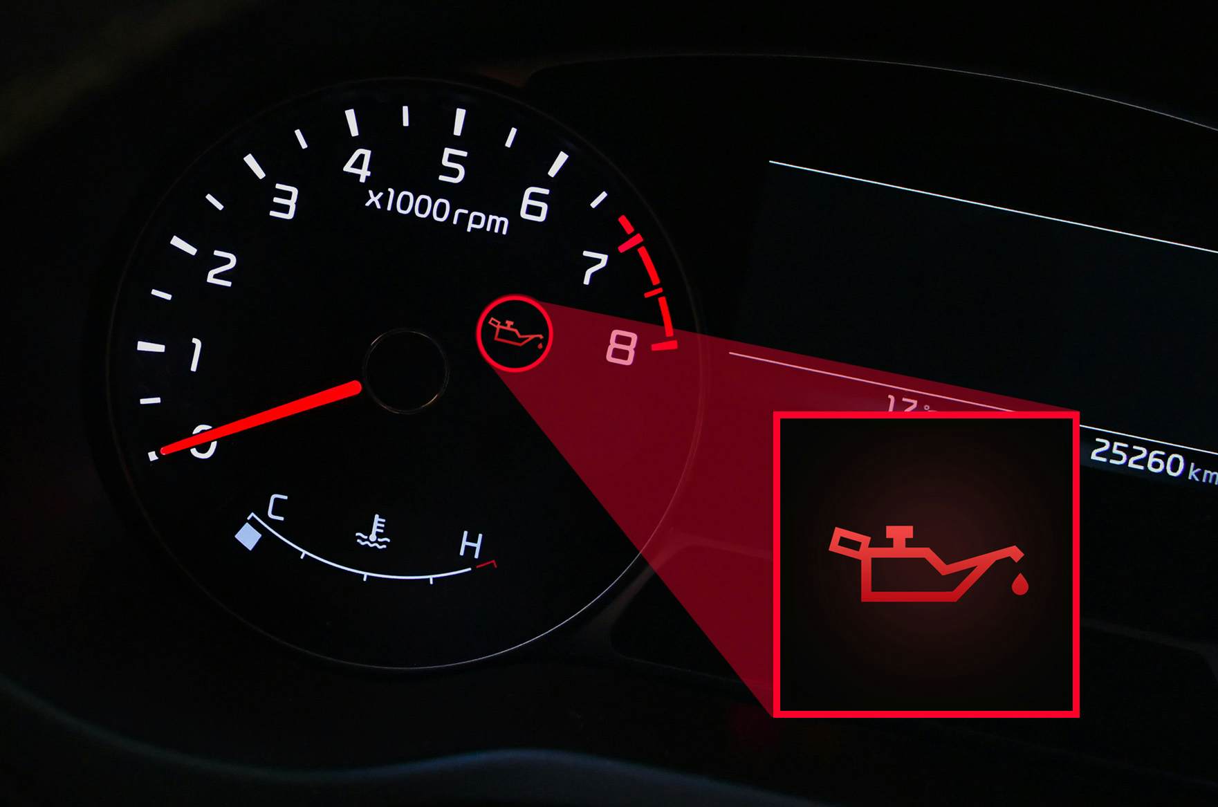 Oil warning light: What problem does it indicate?