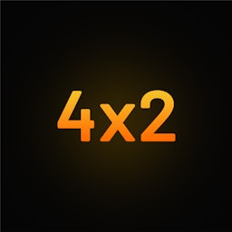 4x2, 2HI, 2H indicators